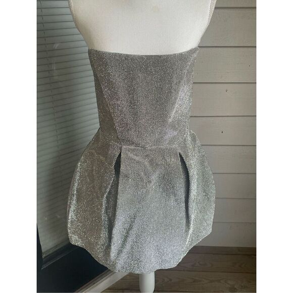 NWT Bronx and Banco Mariah Embellished Mini Cocktail Corset Dress- Diamond SZ 8L - Picture 7 of 15